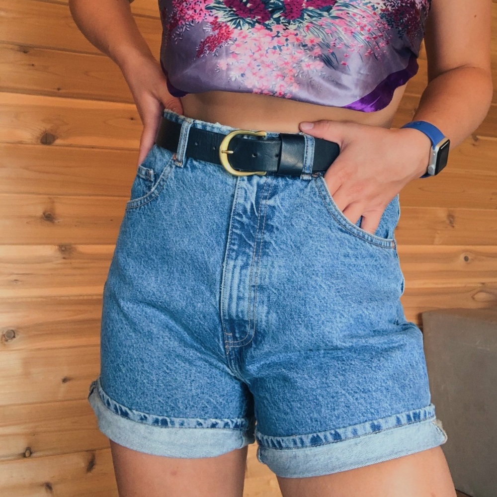 Zara mom fit shorts